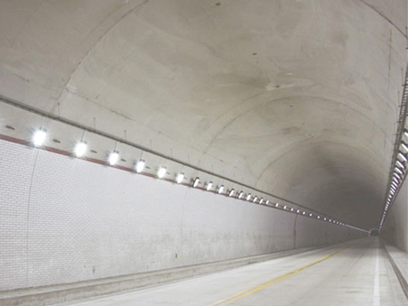 LED Tunnel Lights in Haiyang Tunnel of Shandong Highway