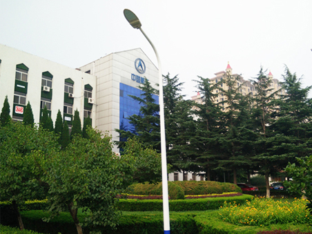 LED Street Lamps in the Park of Aerospace 513 Institute